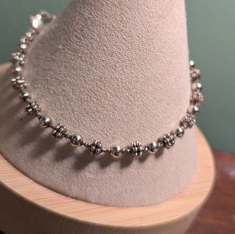 💕 Napier Silvertone Chain Bracelet vintage